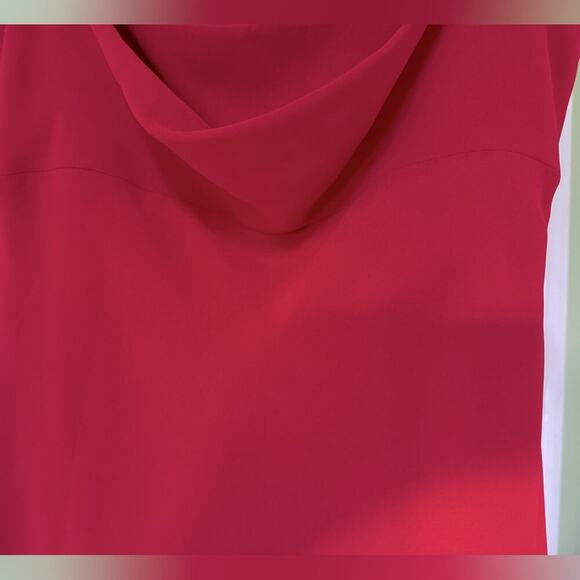 Jones New York 10 Spaghetti Strap Red Special Occasions maxi Dress Side Zip. - Picture 6 of 8